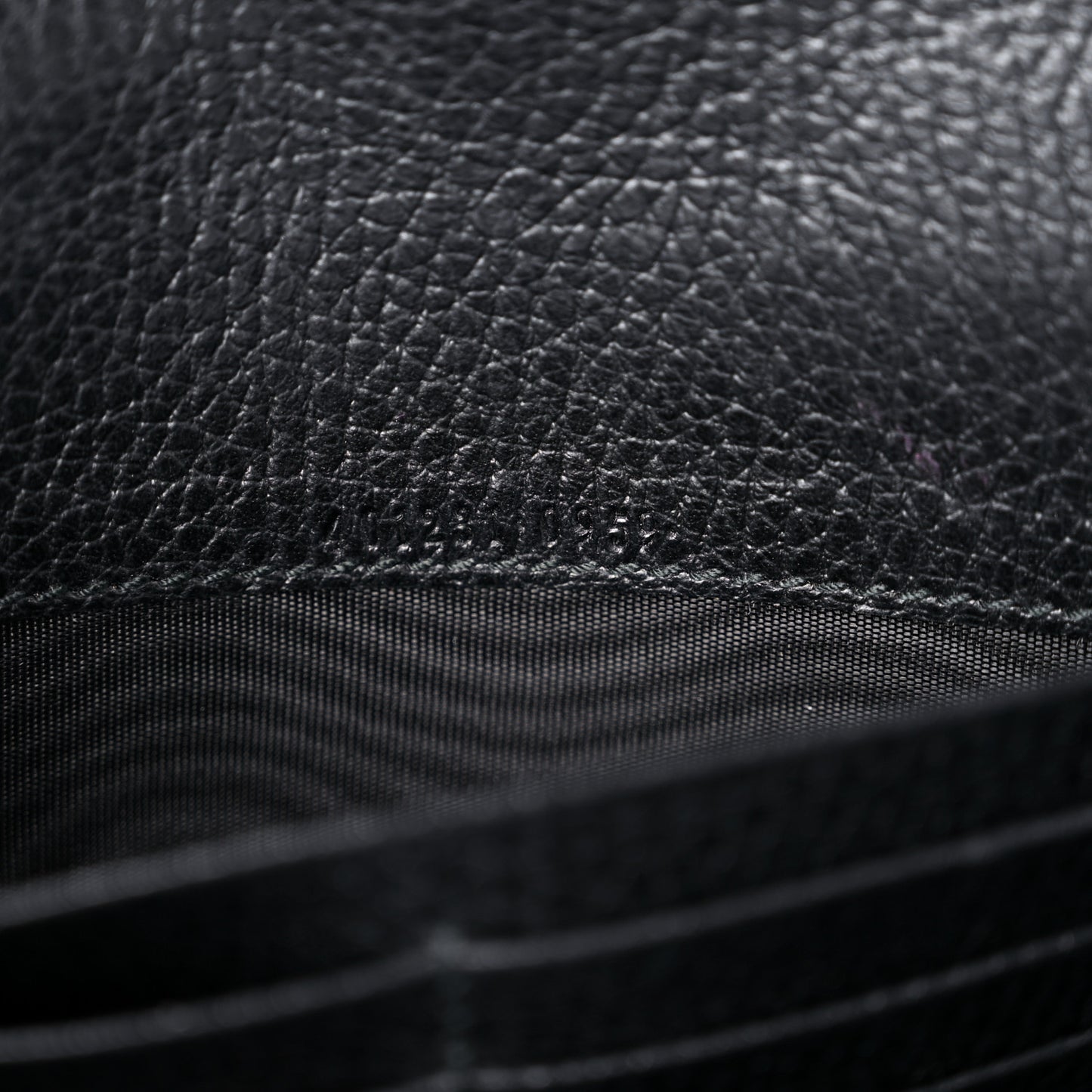 Calfskin Mini Dionysus Chain Wallet Black