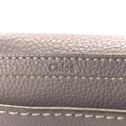Chloe Grained Calfskin Medium Marcie Saddle Bag Cashmere Grey 5 of 8