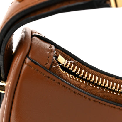 Prada Soft Calfskin Arque Shoulder Bag Cognac 11 of 11