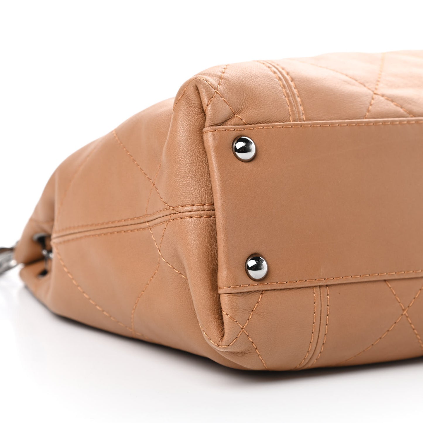 Lambskin Small Soft Touch Shoulder Bag Camel