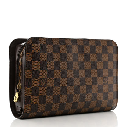 Louis Vuitton Damier Ebene Pochette Saint Louis Clutch 3 of 9