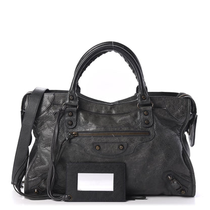 Balenciaga Agneau Classic Hardware City Anthracite 1 of 8