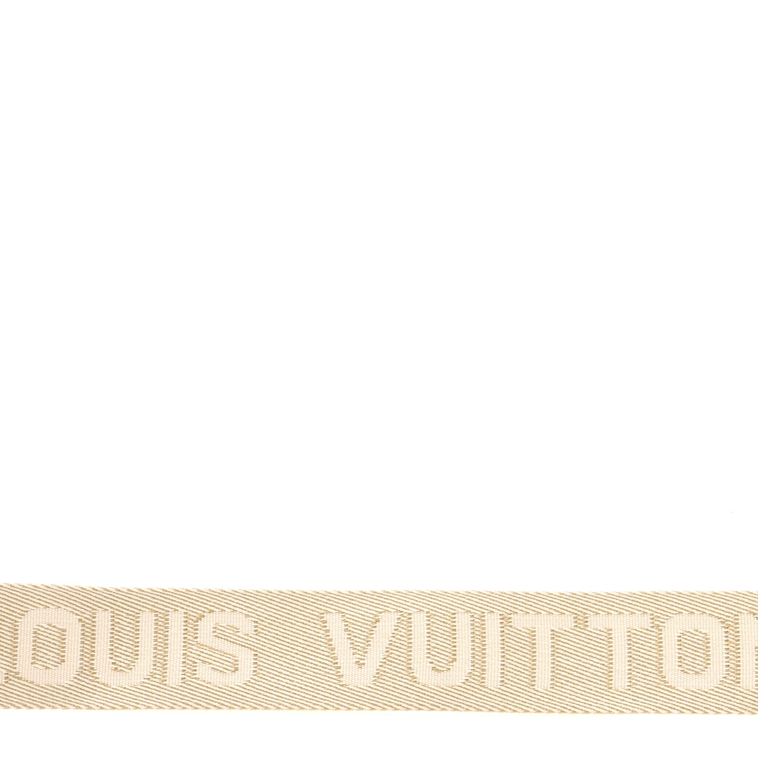 Louis Vuitton Jacquard High Rise Shoulder Strap Beige 4 of 4