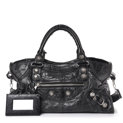 Balenciaga Agneau Giant 21 Silver Hardware Part Time Anthracite 1 of 14