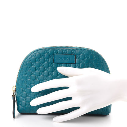 Gucci Microguccissima GG Cosmetic Case Deep Cobalt 2 of 9