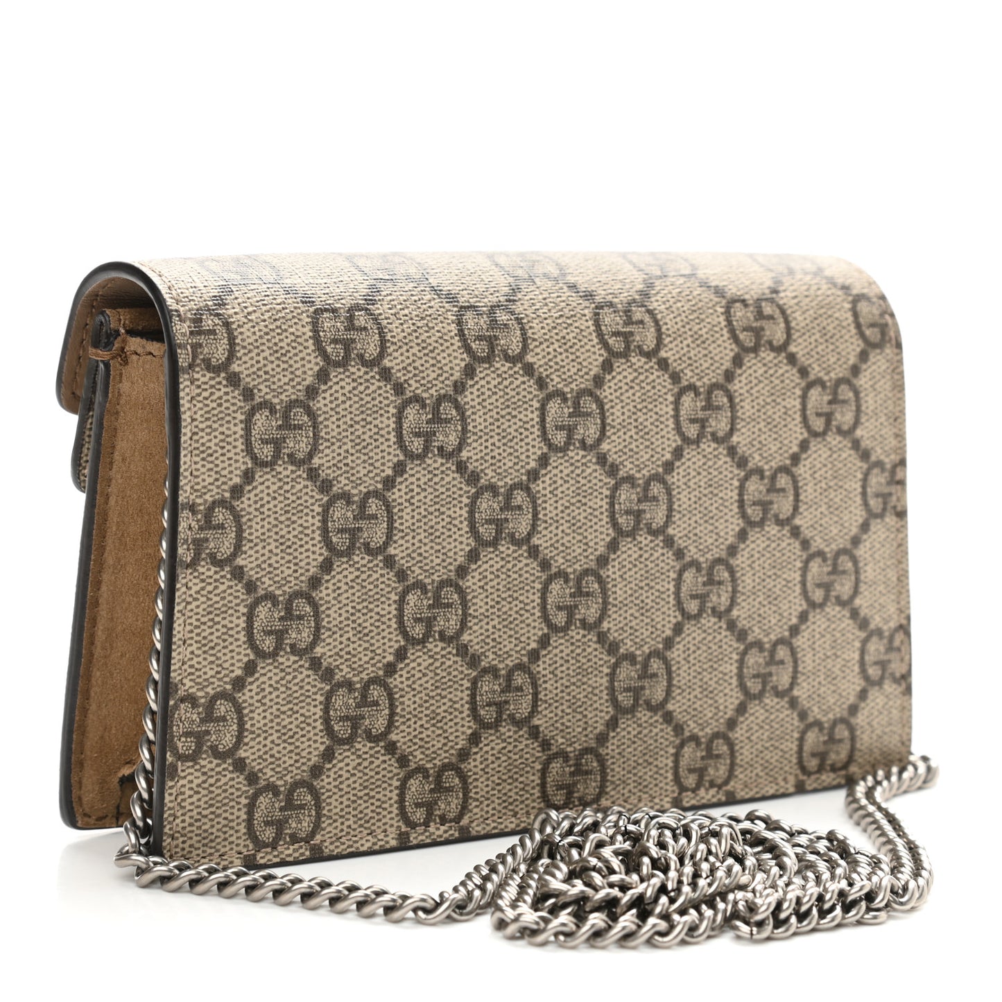 GG Supreme Monogram Super Mini Dionysus Shoulder Bag Taupe