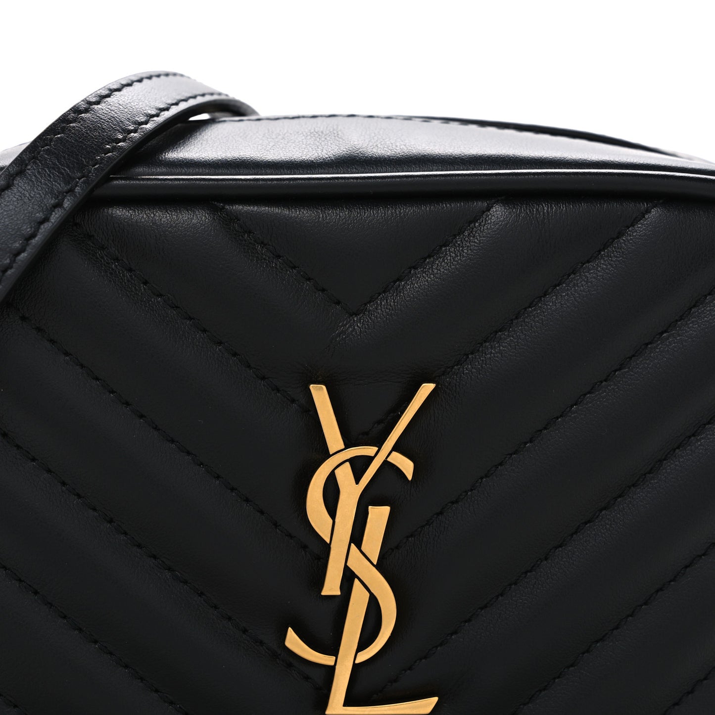 Calfskin Matelasse Monogram Lou Belt Bag Black