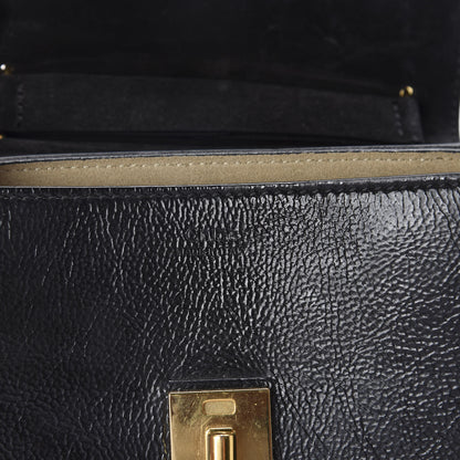 Chloe Grained Patent Mini Drew Shoulder Bag Black 6 of 9