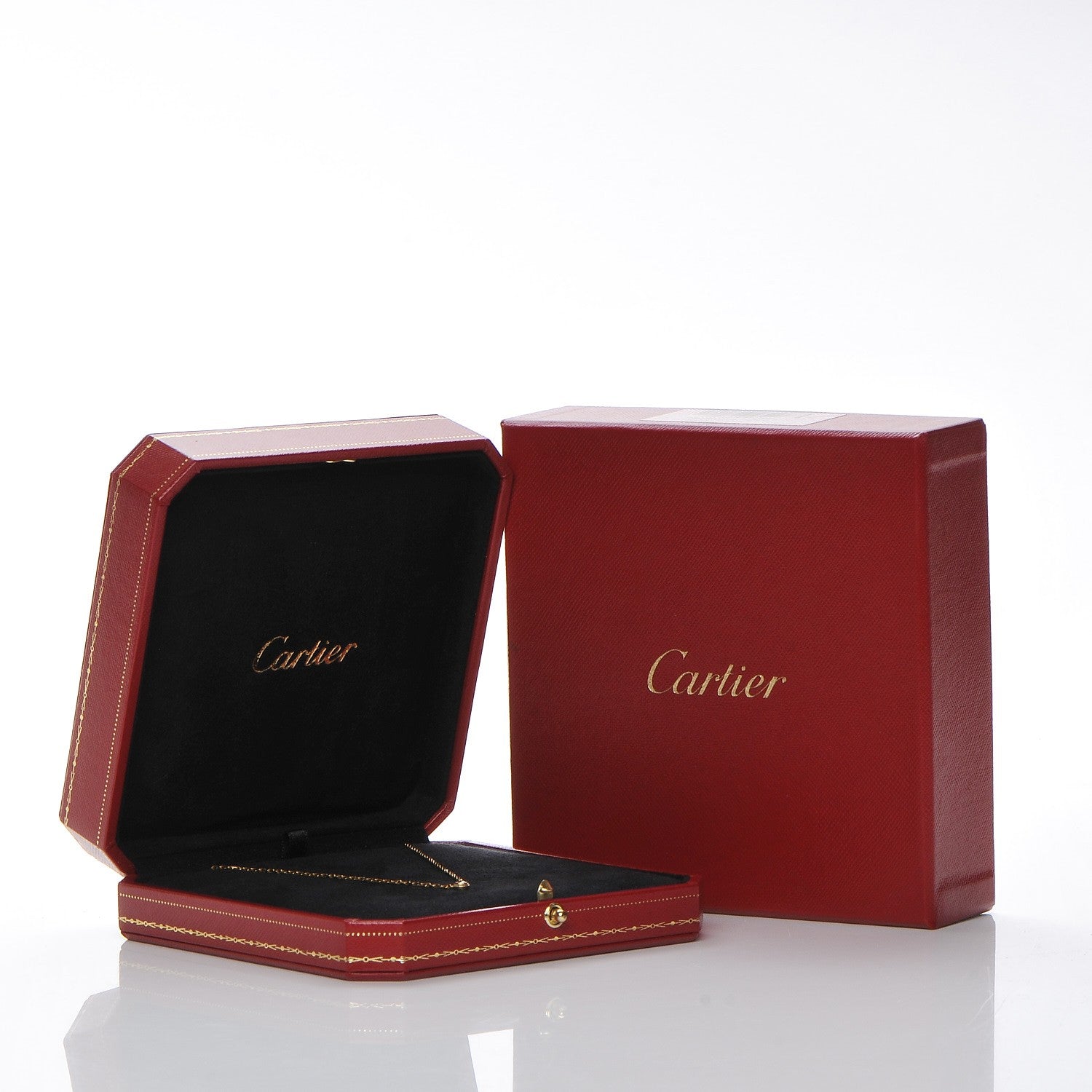 Cartier 18K Yellow Gold Diamond SM D'Amour Pendant Necklace 7 of 7