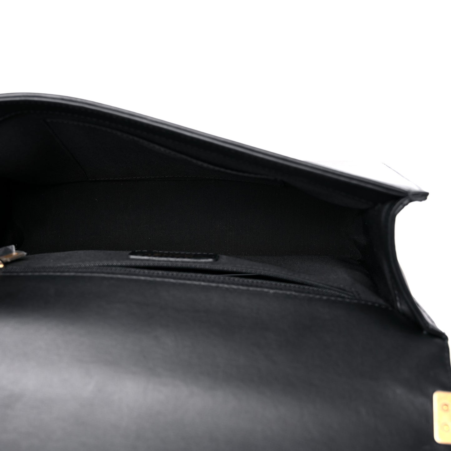 Calfskin Quilted New Medium Boy Flap Black