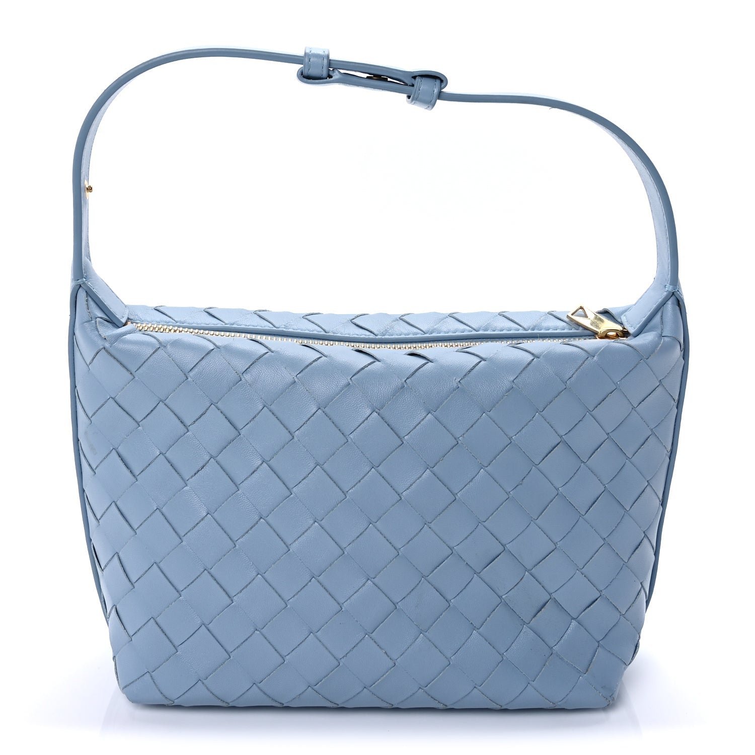 Bottega Veneta Calfskin Nappa Intrecciato Mini Wallace Ice 1 of 8