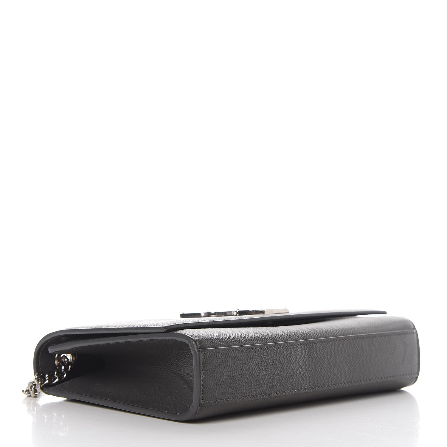 Saint Laurent Grain De Poudre Small Monogram Kate Satchel Earth 4 of 12