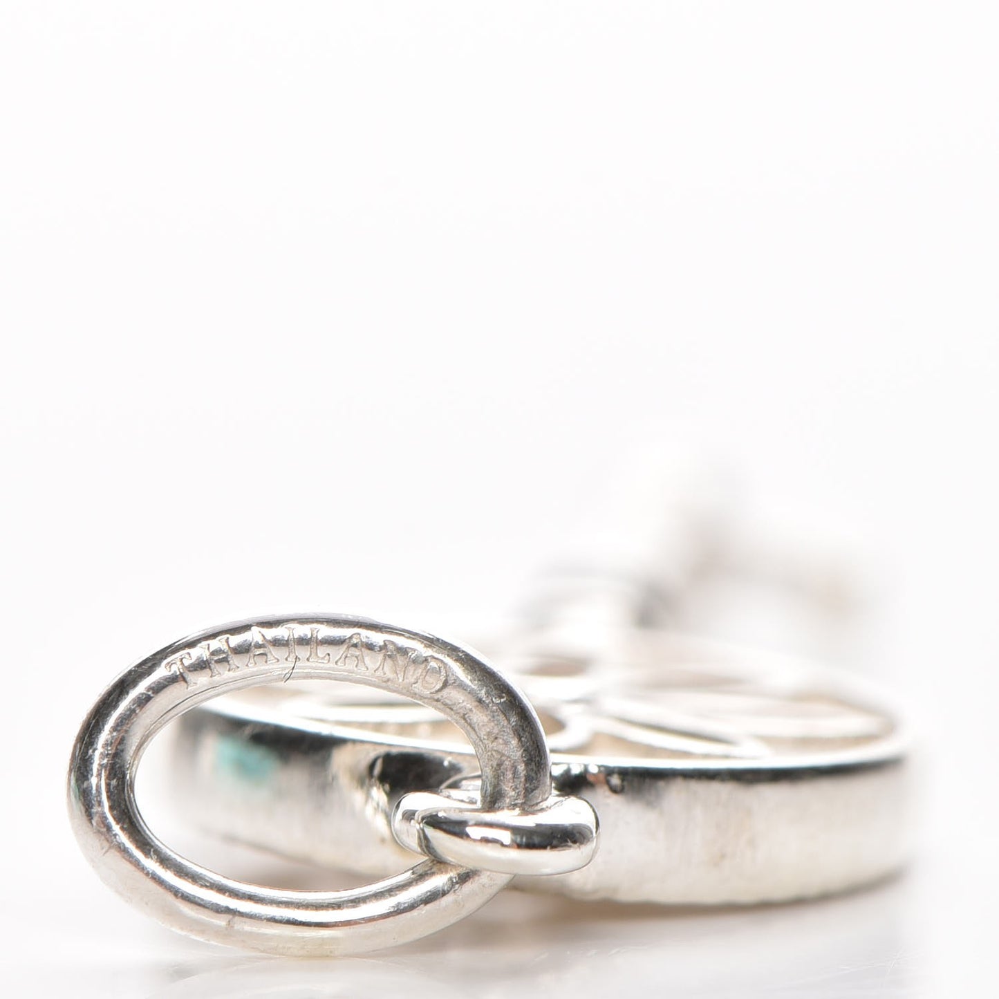 Sterling Silver Diamond Small Daisy Key Pendant