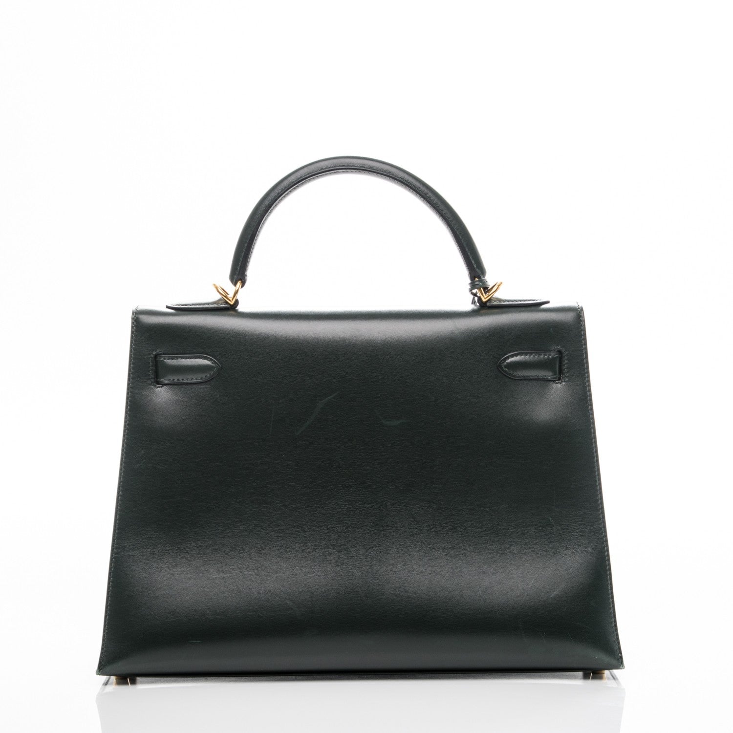 Hermes Box Kelly Sellier 32 Vert Fonce 4 of 17