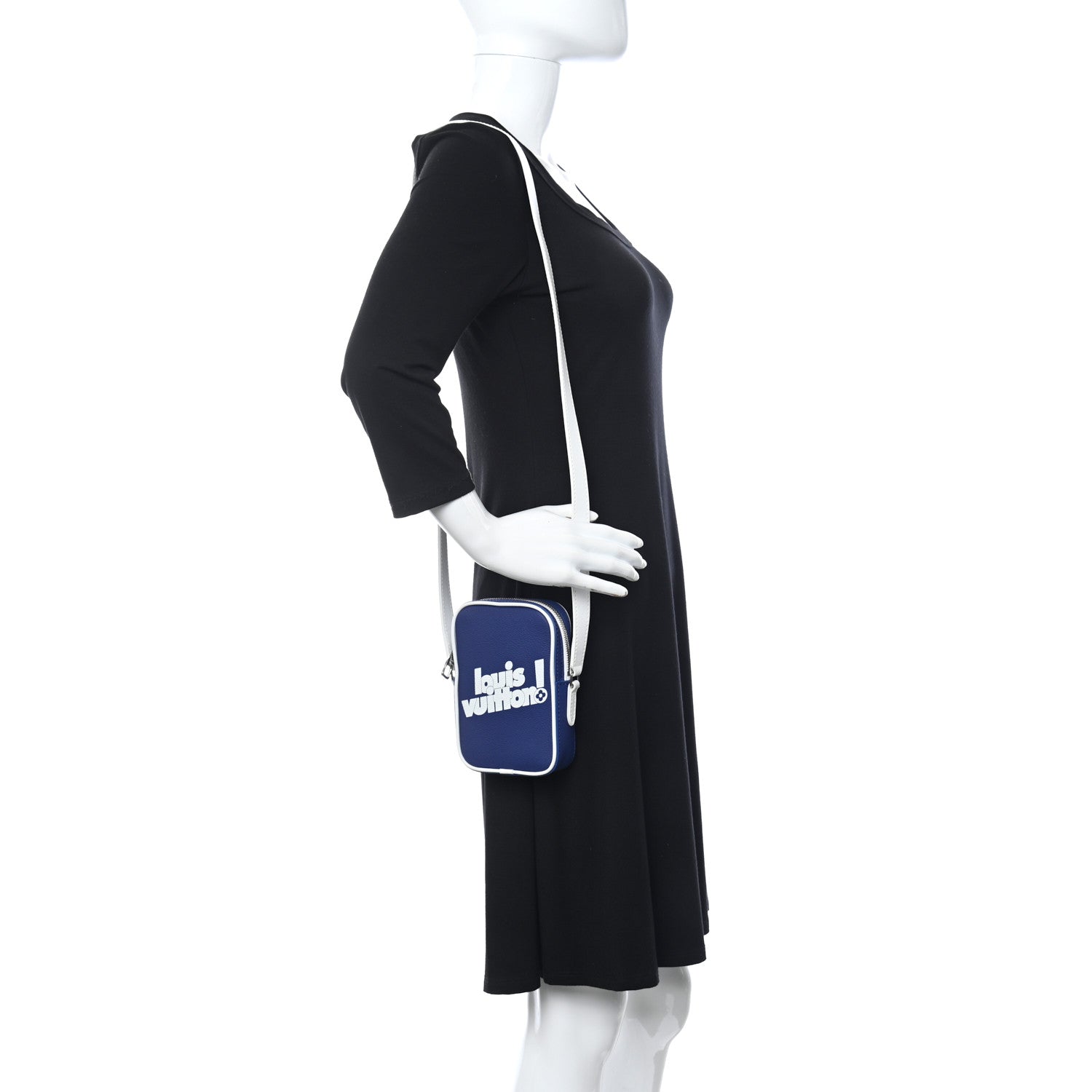 Louis Vuitton Calfskin Everyday LV Danube PPM Blue 2 of 9