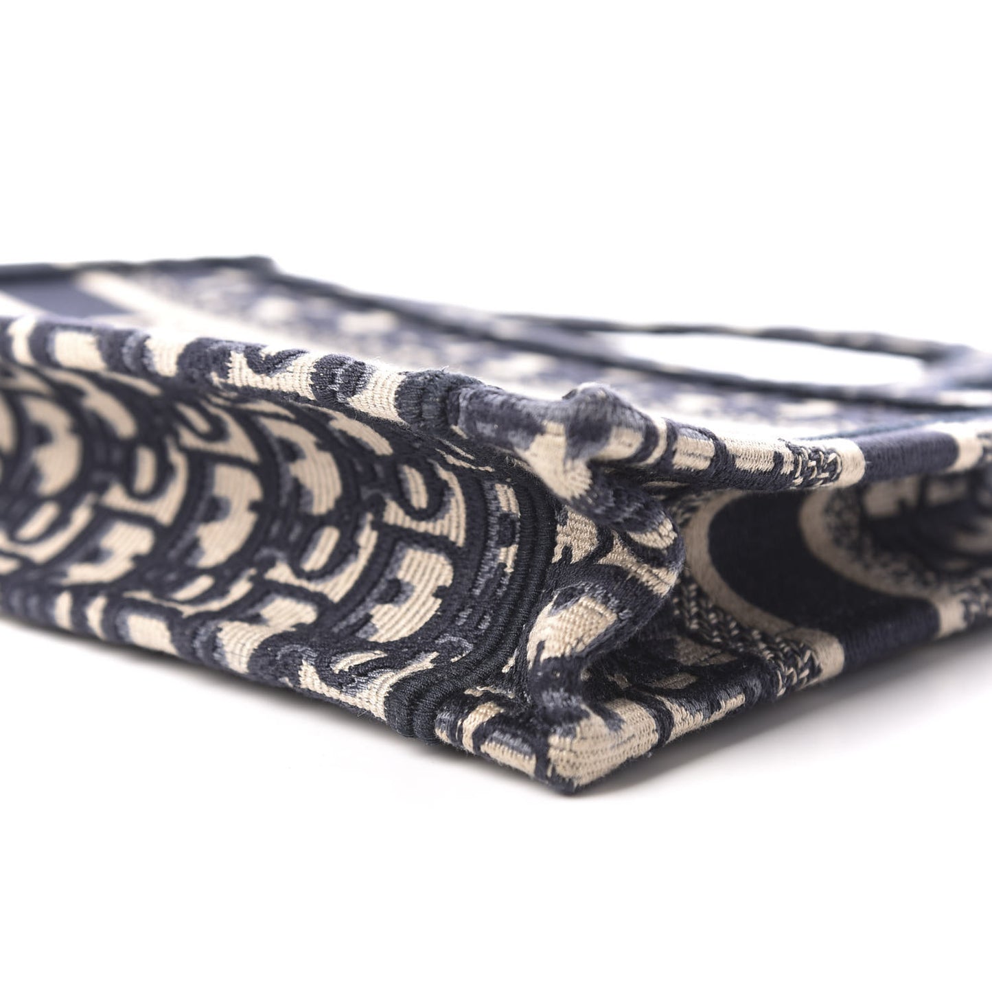 Oblique Mini Book Tote Blue Multicolor