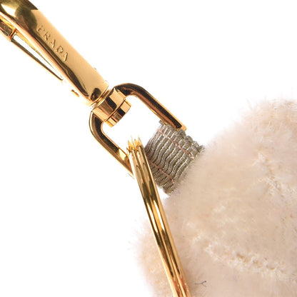 Prada Crystal Trick Teddy Bear Keychain Charm 3 of 3