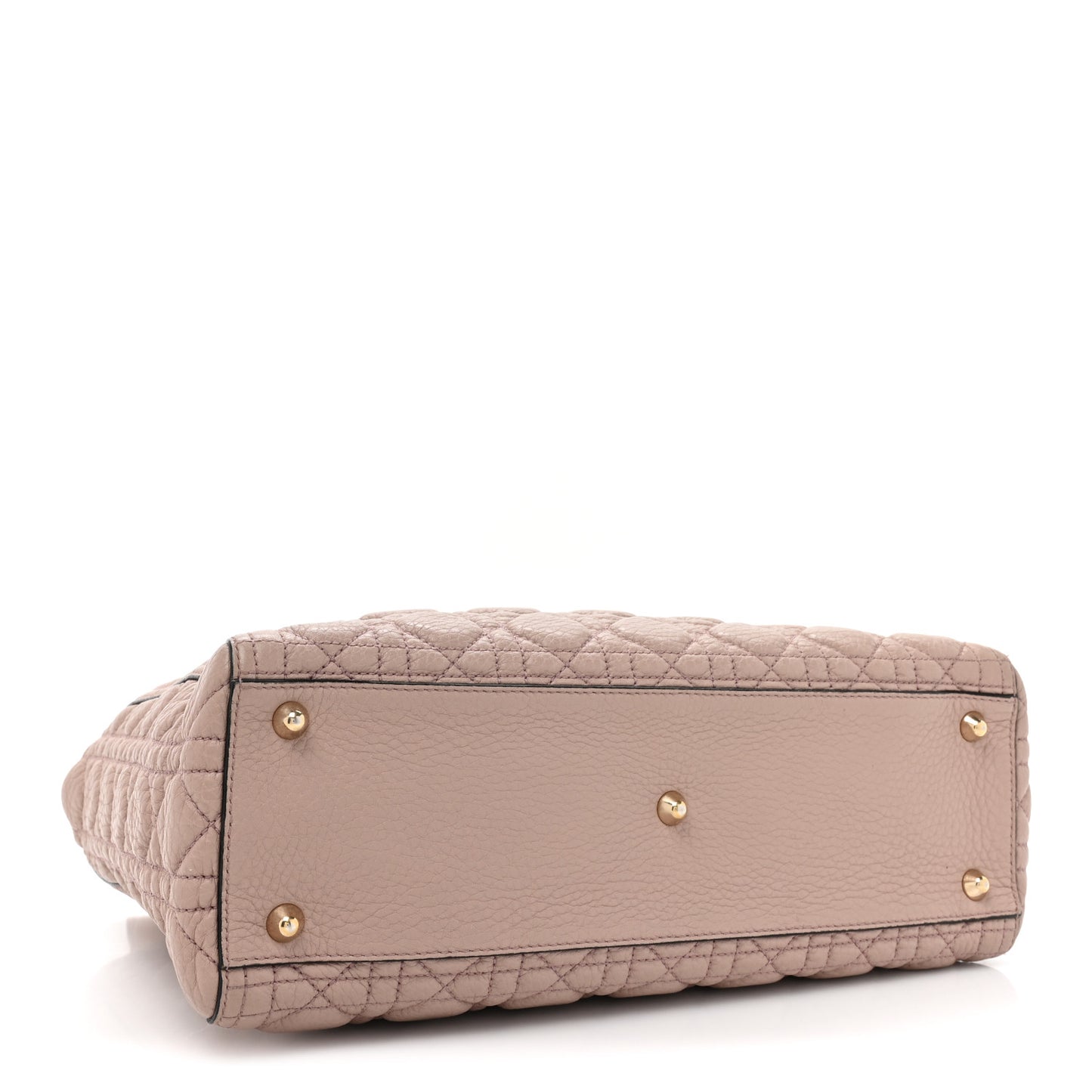 Grained Calfskin Cannage Large Lady Dior Light Pink