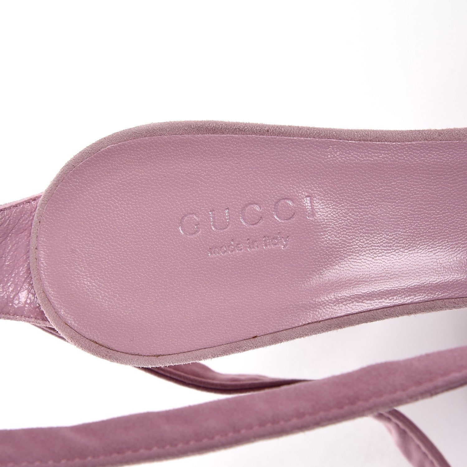 Gucci Suede Lace Up Pumps 7.5 Pink 10 of 10