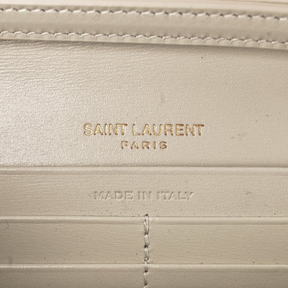 Saint Laurent Smooth Calfskin Le Maillon Chain Wallet Crema Soft 5 of 8