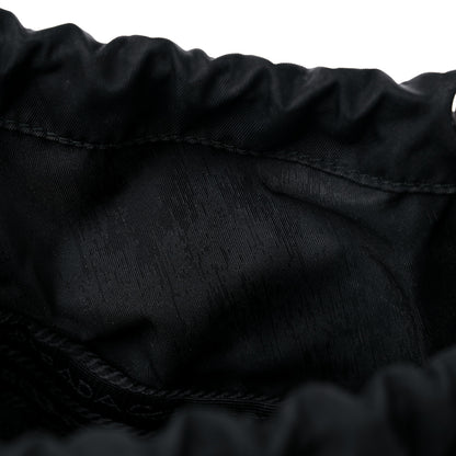 Prada Tessuto Nylon Vela Small Double Buckle Backpack Black 8 of 12