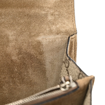 Gucci GG Supreme Monogram Medium Dionysus Shoulder Bag Taupe 11 of 13