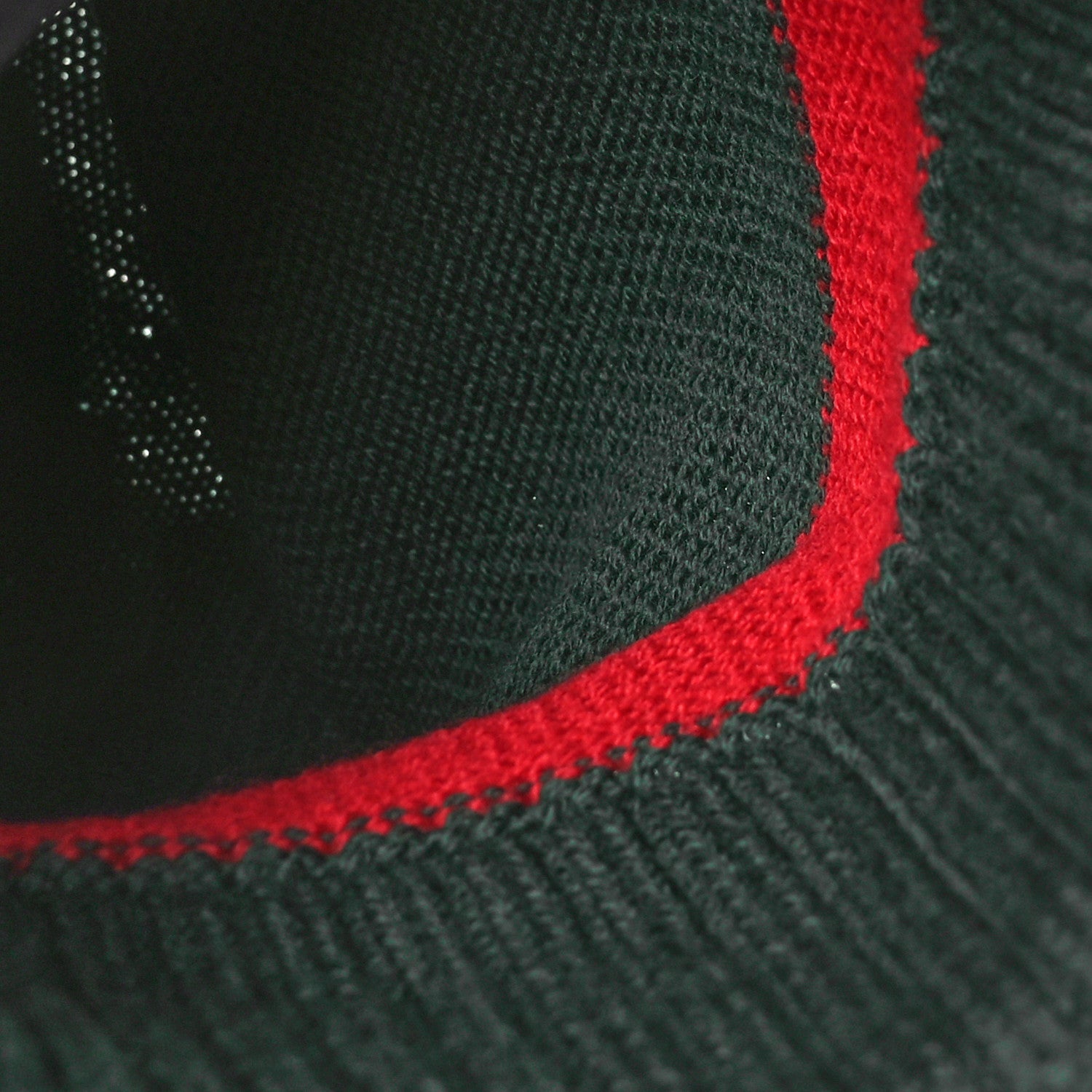 Gucci Wool Tricot Knit New Port Beanie Hat M Green Red 4 of 6