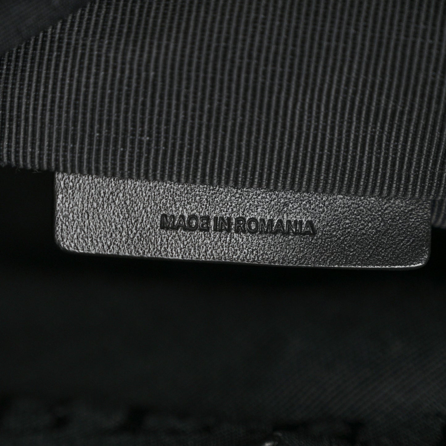 Nylon Large Rucksack Backpack Black