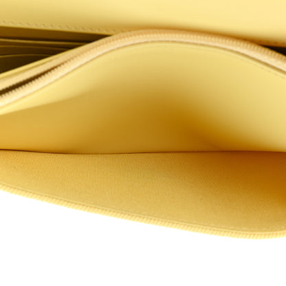 Chanel Denim Quilted Coco Wallet On Chain WOC Yellow 5 of 15