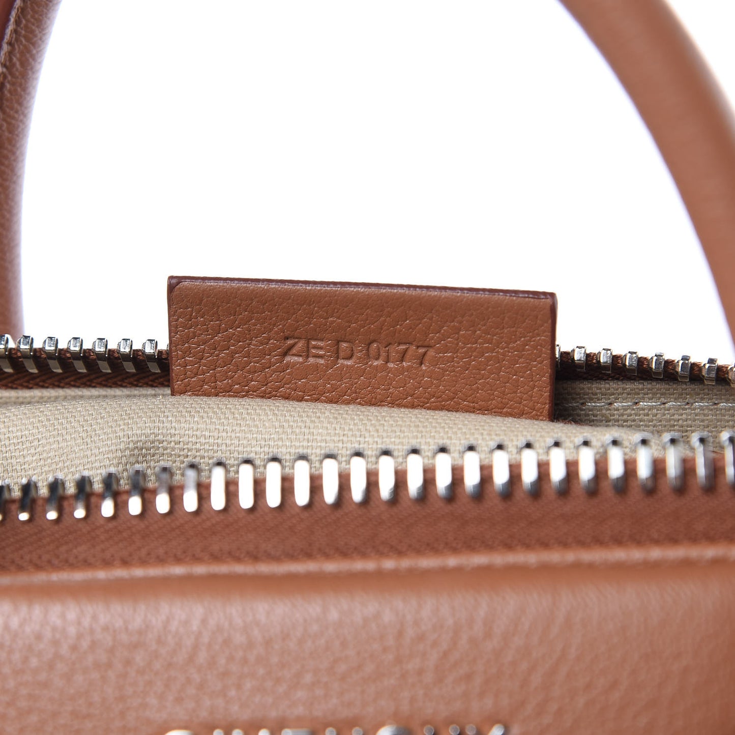 Sugar Goatskin Small Antigona Cognac