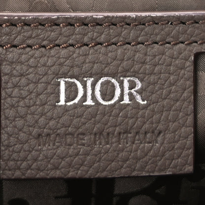 Christian Dior Grained Calfskin Hit The Road Bag Brown 5 of 8