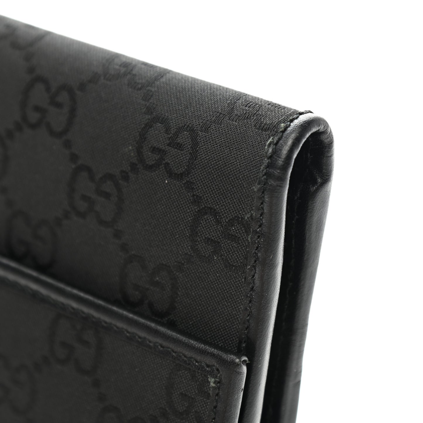 Monogram Nylon Continental Wallet Black