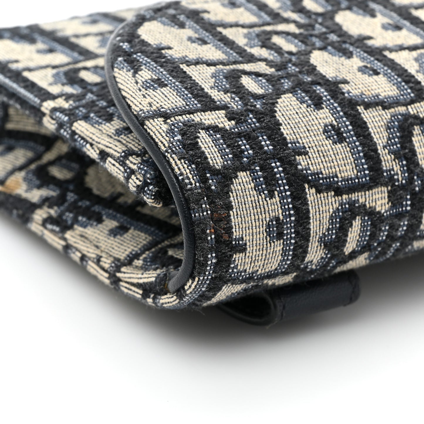 Oblique Saddle Belt Bag Blue