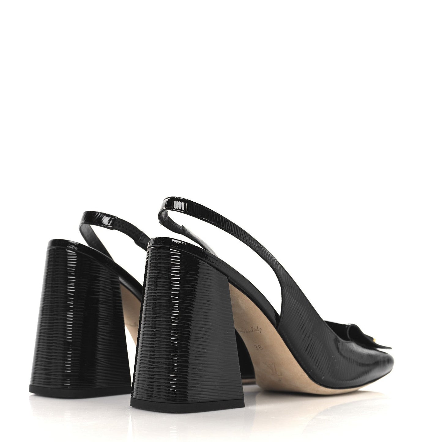 Electric Epi Shake Slingback Pumps Black