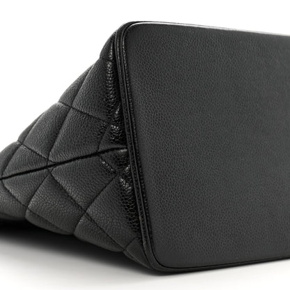 Chanel Caviar Quilted Medallion Tote Black 9 of 12