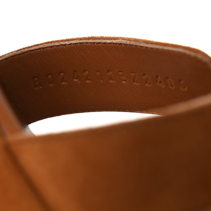 Hermes Suede Goatskin Jam 30 Sandals 40 Naturel 10 of 12