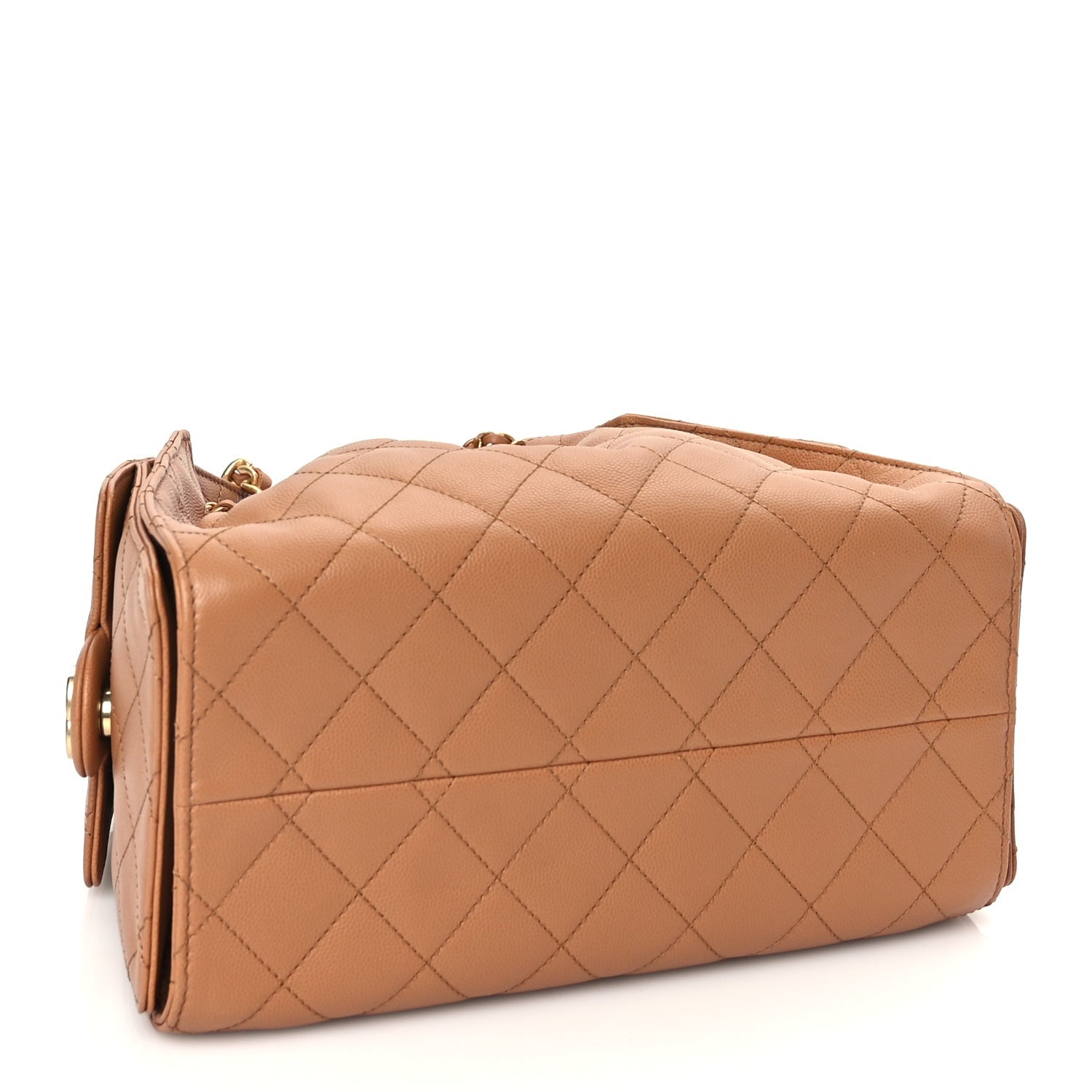 Chanel Caviar Quilted Small  25 Handbag Brown 3 of 9