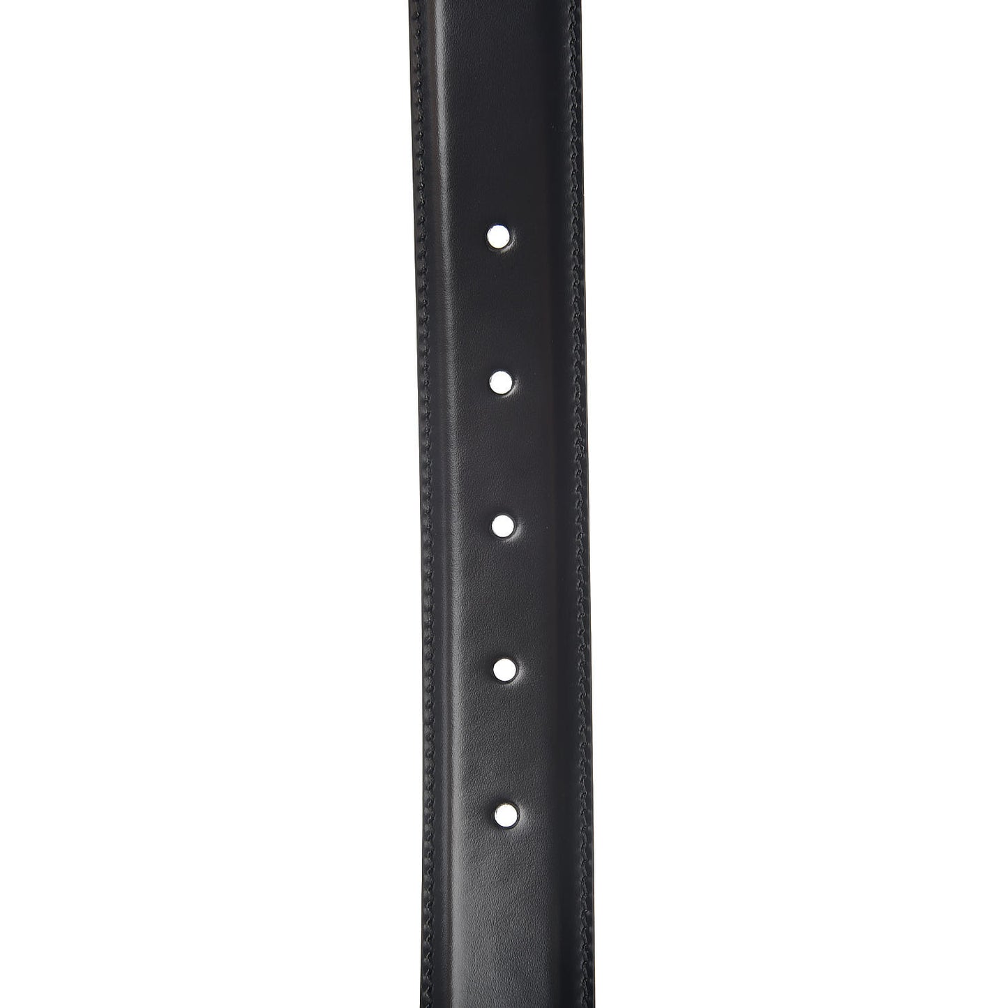 Calfskin Logo Belt 100 40 Black