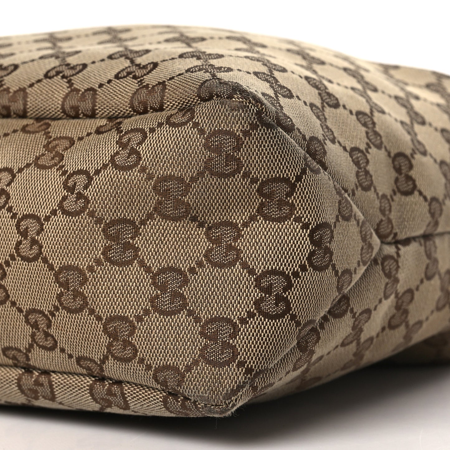 Monogram Medium Horsebit Chain Hobo Dark Brown