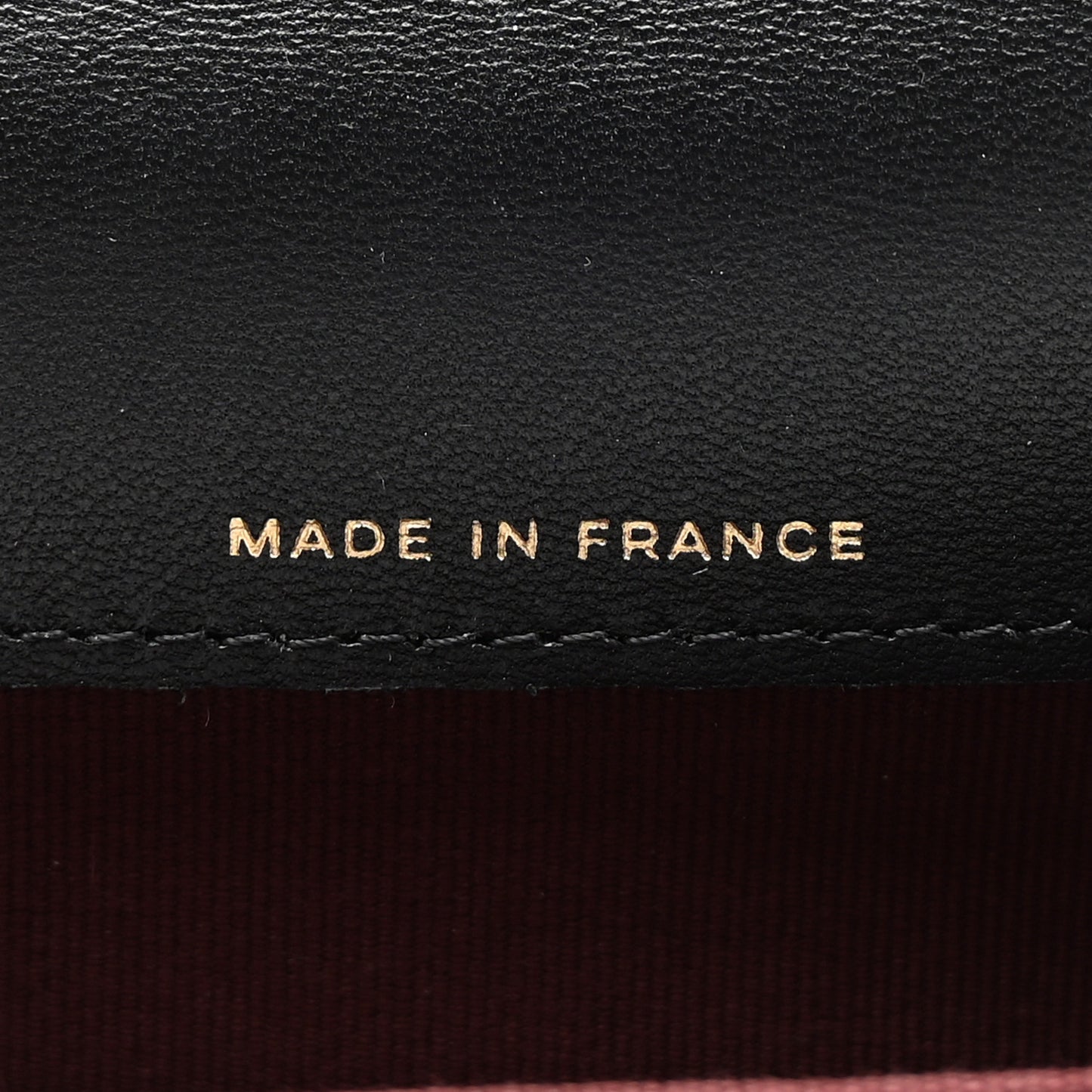 Lambskin Quilted Flap Card Holder Wallet Black