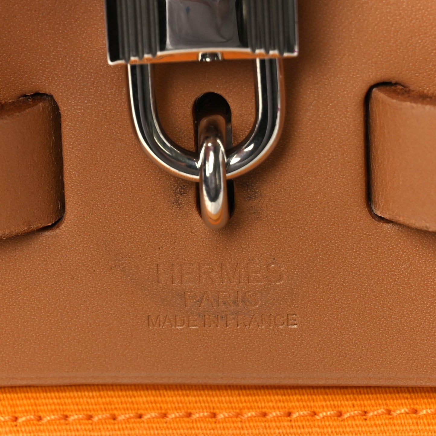 Toile Officer Vache Hunter Herbag Zip 31 PM Jaune Ambre Natural
