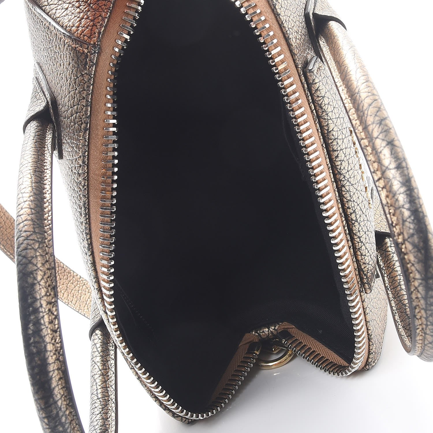 Givenchy Crackled Metallic Sugar Goatskin Small Antigona Light Gold 6 of 8