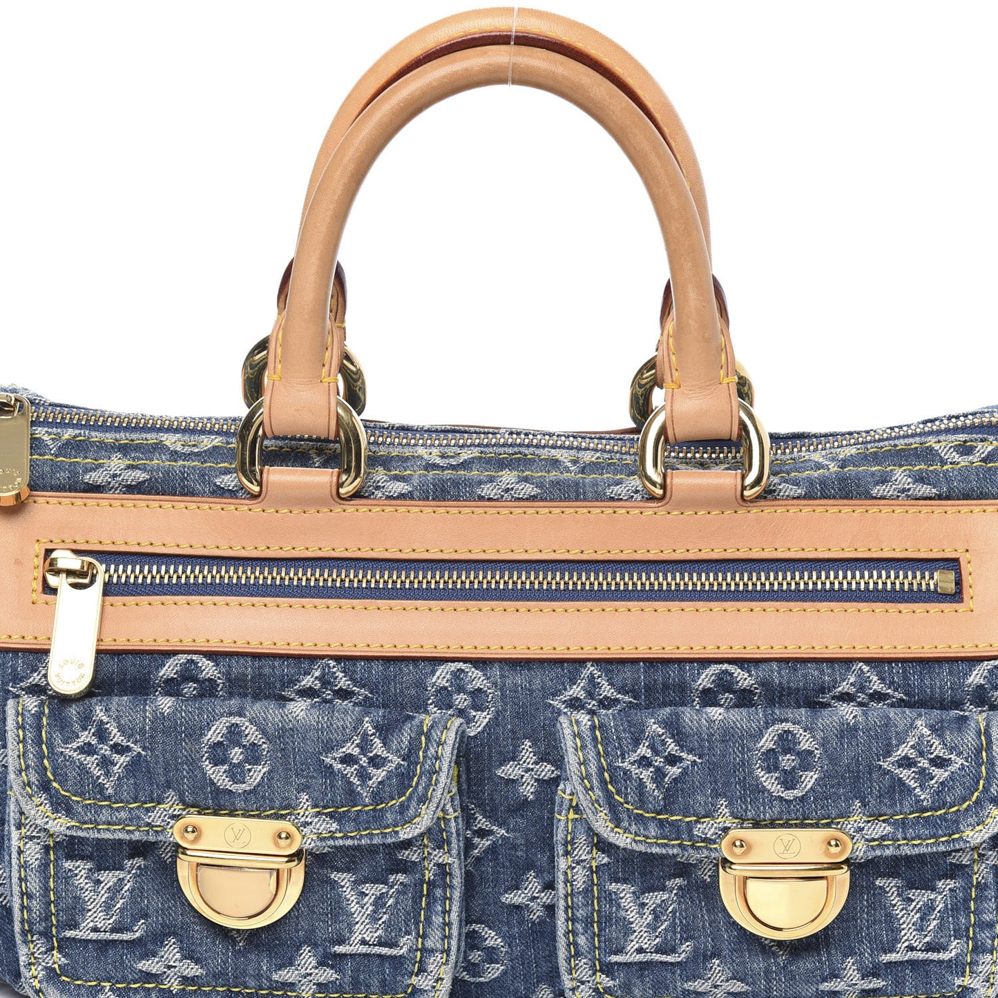 Monogram Denim Neo Speedy Blue