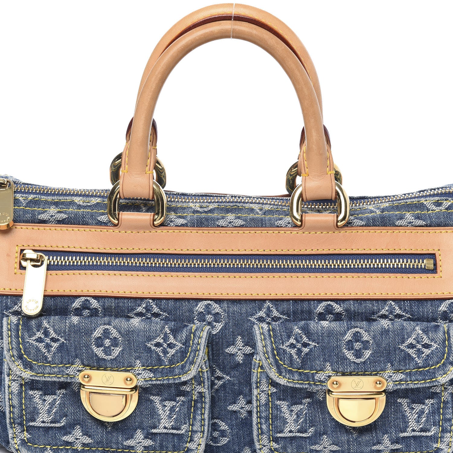 Louis Vuitton Monogram Denim Neo Speedy Blue 10 of 10