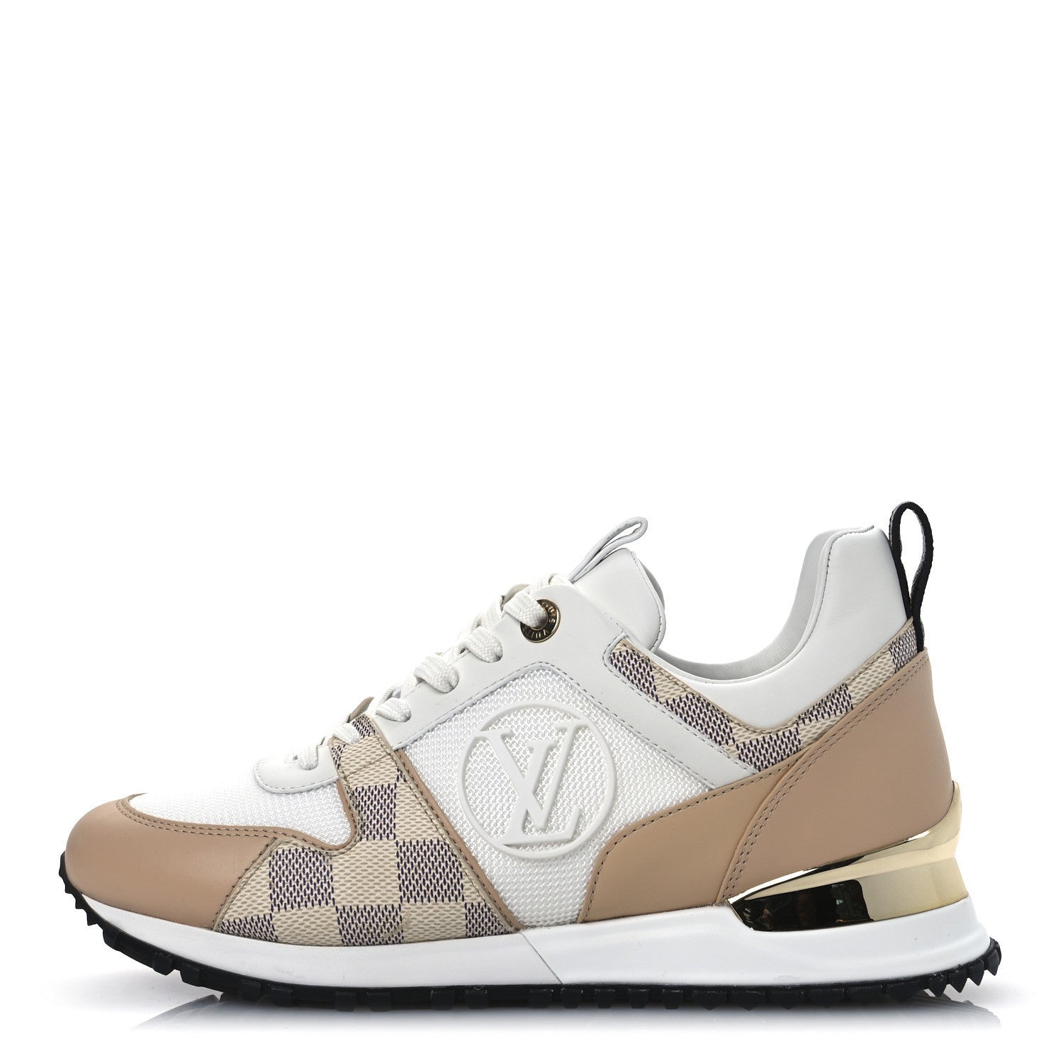 Louis Vuitton Calfskin Damier Azur Run Away Sneakers White 1 of 7