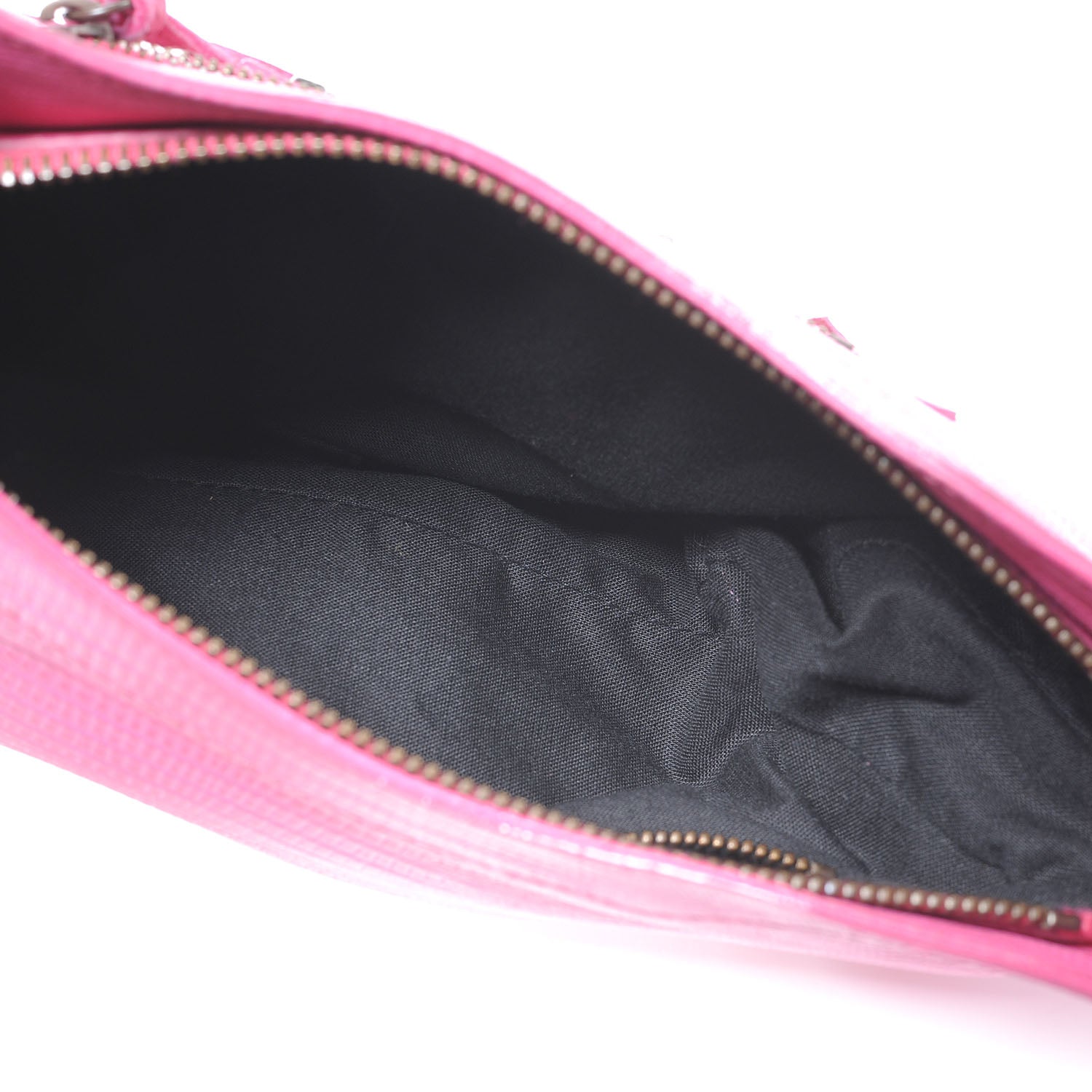 Balenciaga Agneau Lizard Embossed Hip Pink 5 of 7