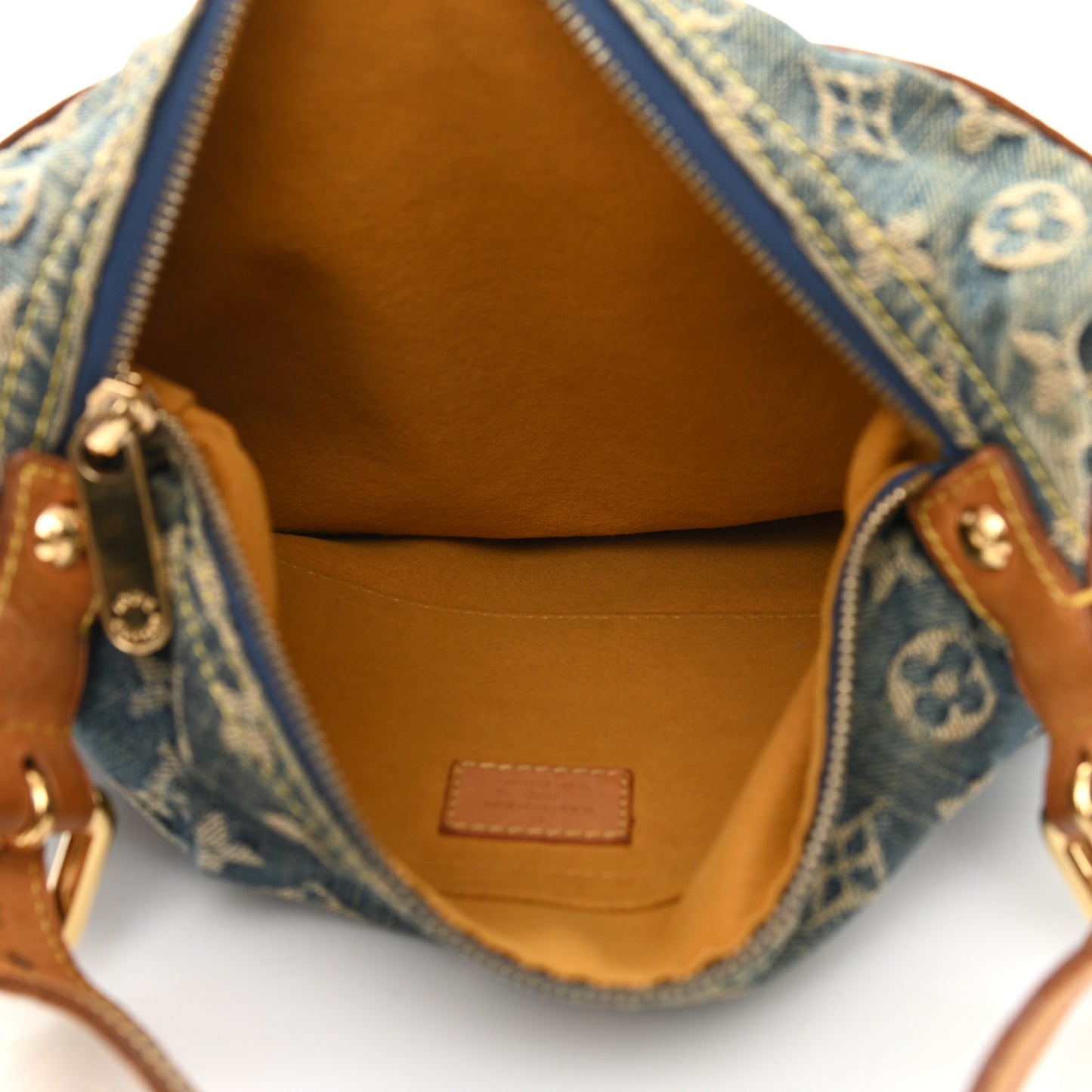 Monogram Denim Baggy PM Blue