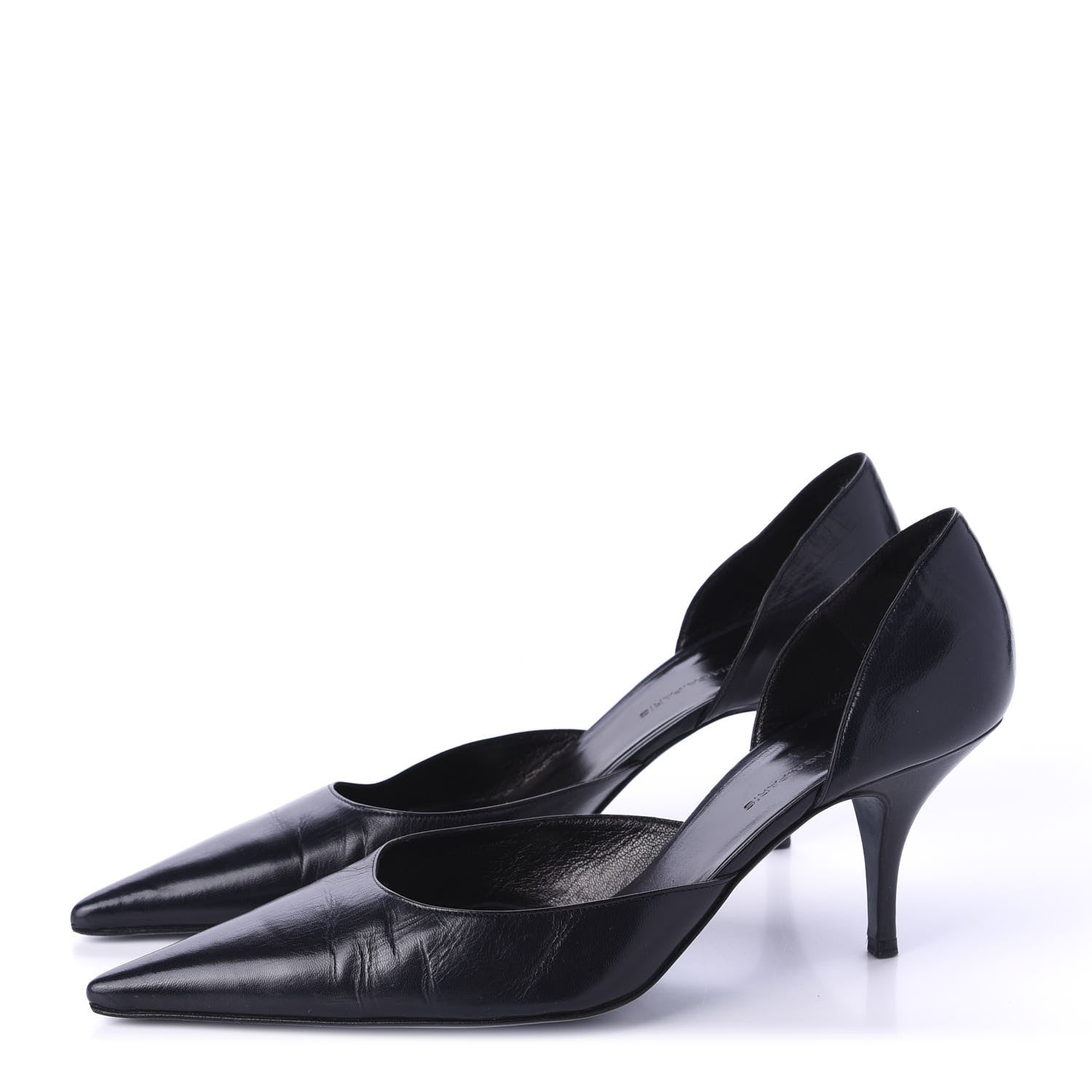 Balenciaga Calfskin Pumps 39.5 Black 3 of 8