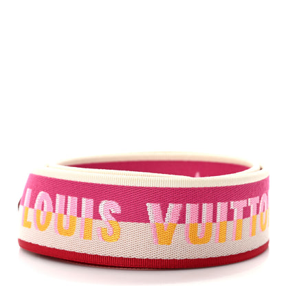 Louis Vuitton Jacquard Speedy Bandouliere 20 Shoulder Strap Fuchsia 2 of 3