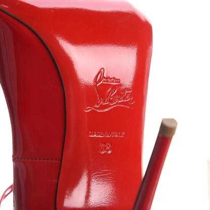 Christian Louboutin Patent Talitha 100 Pumps 38 Red 7 of 8